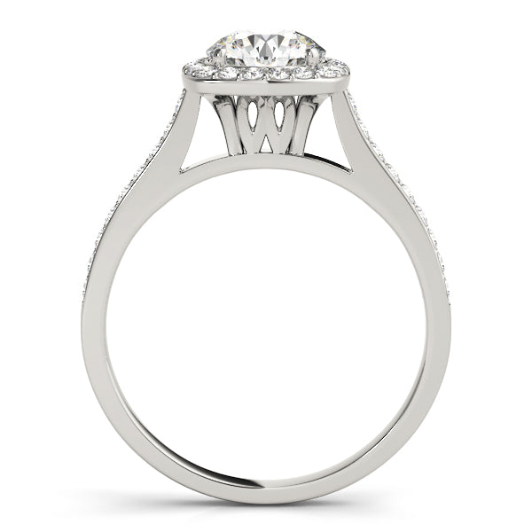 Engagement Rings Halo Round - TN50892-E