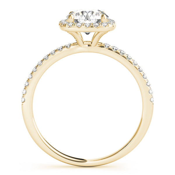 Engagement Rings Halo Round - TN50893-E