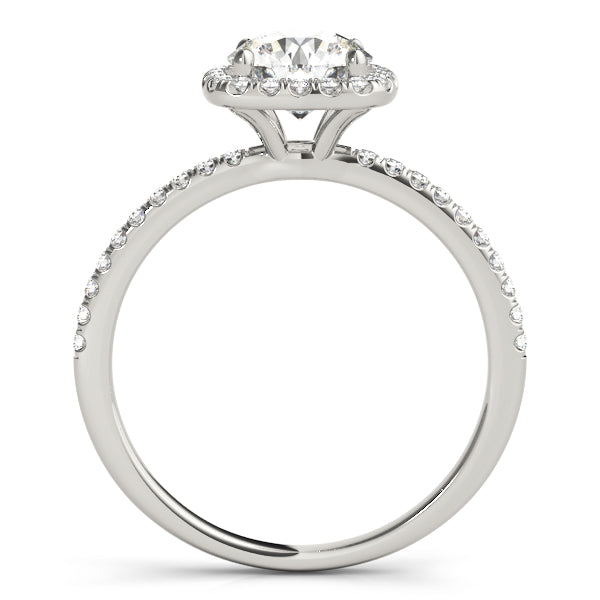 Engagement Rings Halo Round - TN50893-E