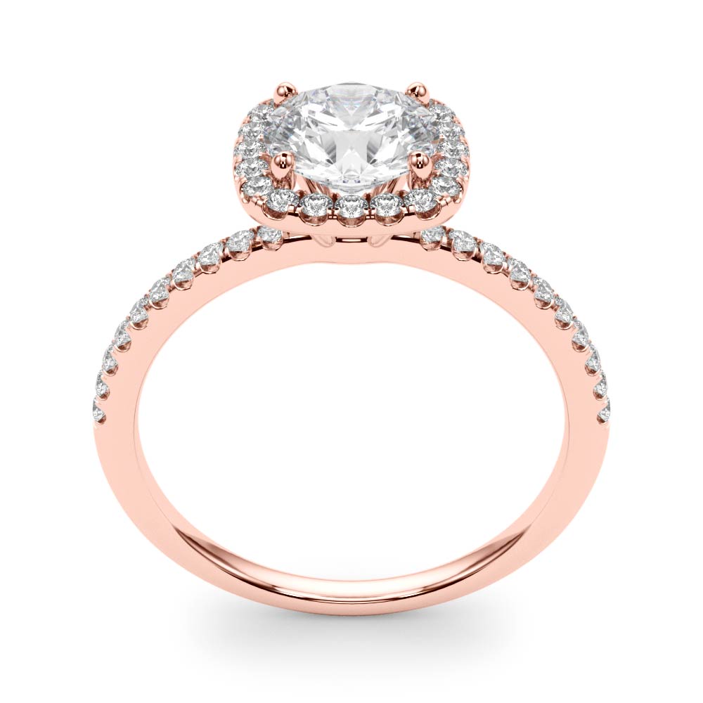 Engagement Rings Halo Round - TN50893-E