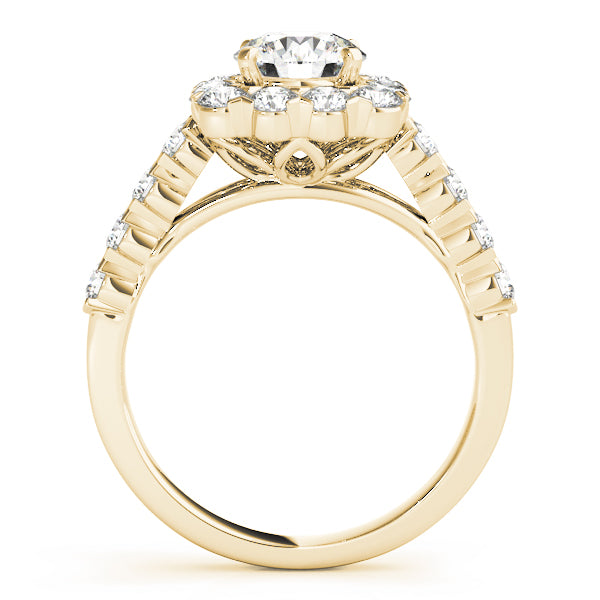 Engagement Rings Halo Round - TN50897-E