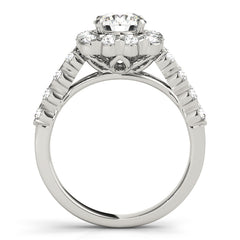 Engagement Rings Halo Round - TN50897-E