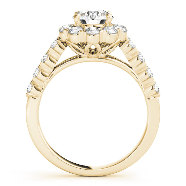 Engagement Rings Halo Round - TN50898-E