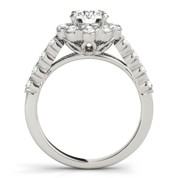 Engagement Rings Halo Round - TN50898-E