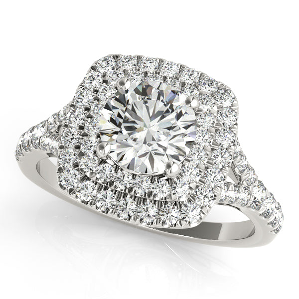 Engagement Rings Halo Round - TN50901-E