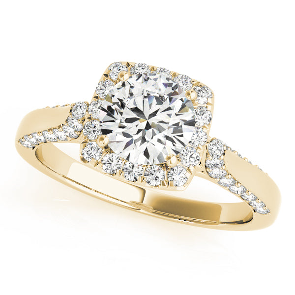 Engagement Rings Halo Round - TN50903-E