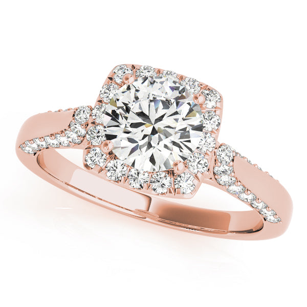 Engagement Rings Halo Round - TN50903-E