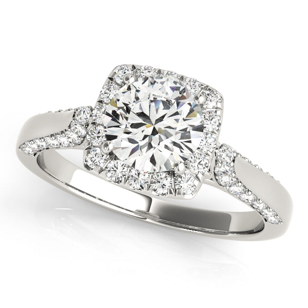 Engagement Rings Halo Round - TN50903-E