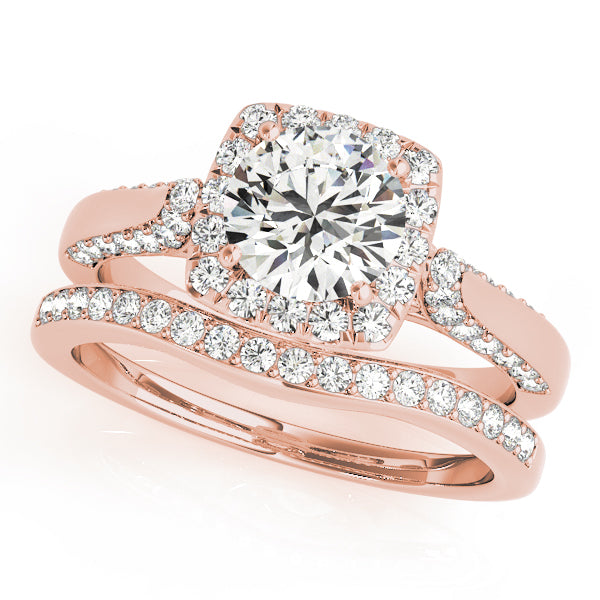 Engagement Rings Halo Round - TN50903-E