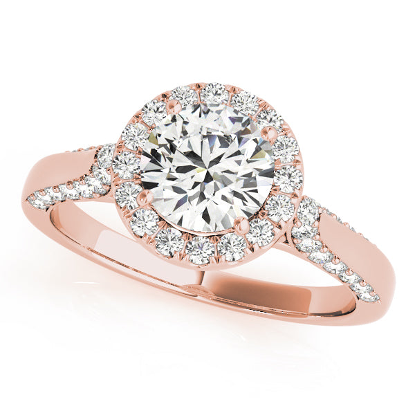 Engagement Rings Halo Round - TN50904-E