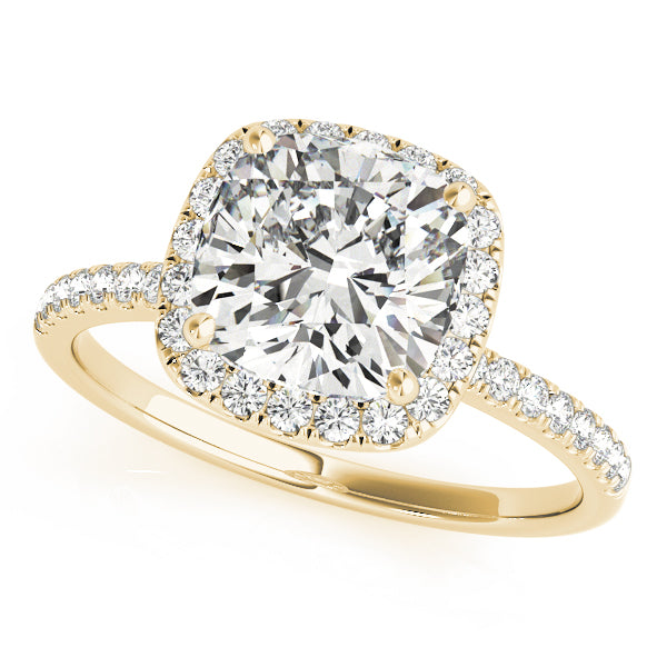 Engagement Rings Halo Square & Cushion - TN50906-E