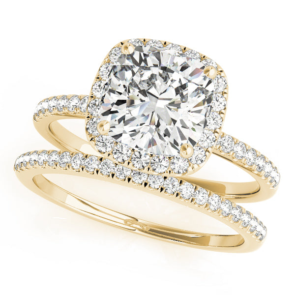 Engagement Rings Halo Square & Cushion - TN50906-E