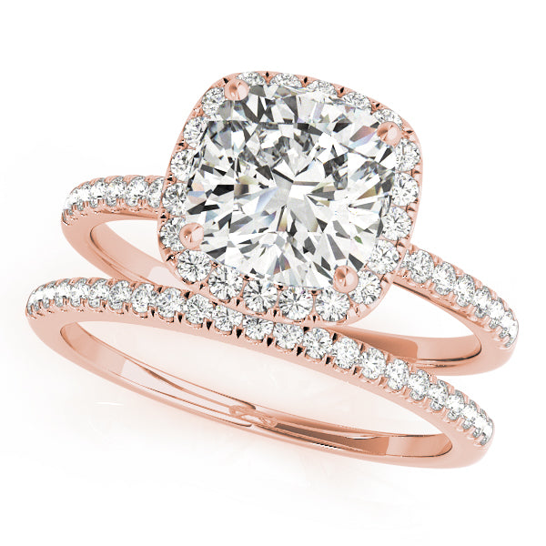 Engagement Rings Halo Square & Cushion - TN50906-E