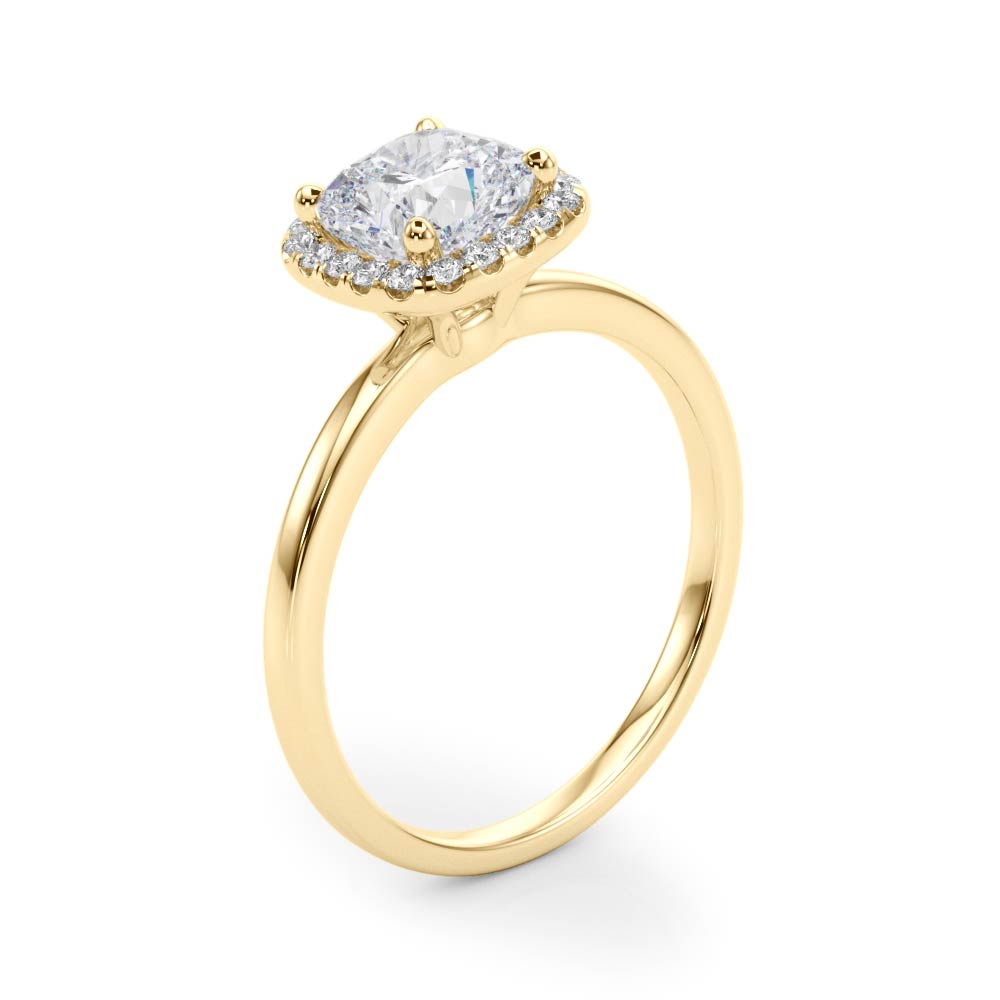 Engagement Rings Halo Square & Cushion - TN50907-E