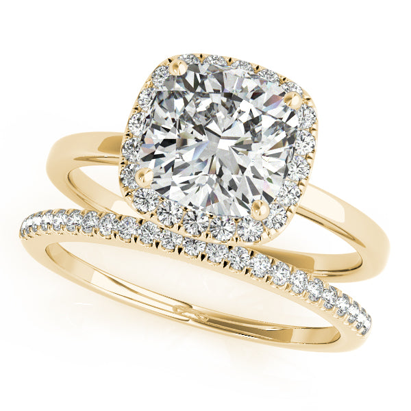 Engagement Rings Halo Square & Cushion - TN50907-E