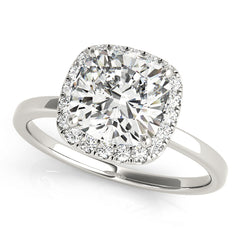 Engagement Rings Halo Square & Cushion - TN50907-E