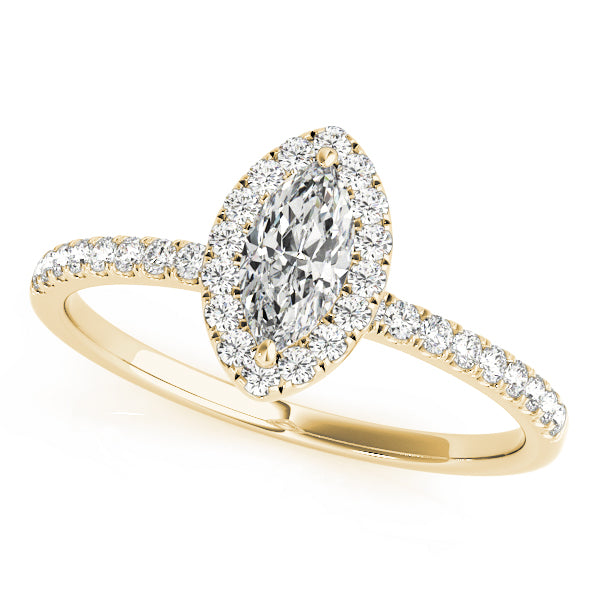 Engagement Rings Halo Marquise - TN50908-E