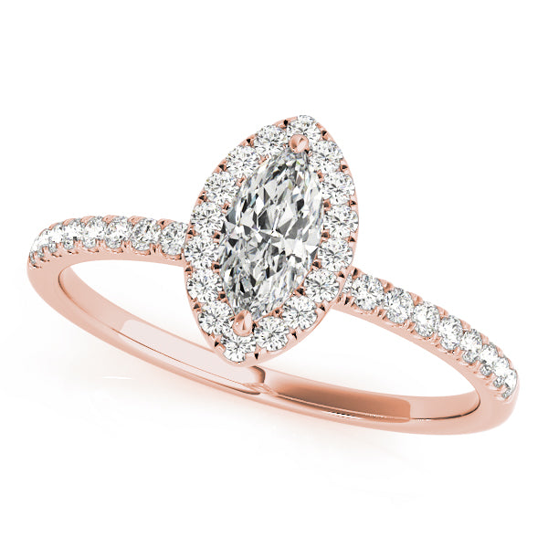 Engagement Rings Halo Marquise - TN50908-E