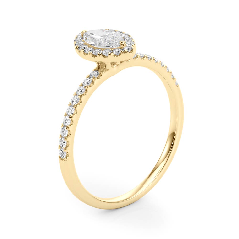 Engagement Rings Halo Marquise - TN50908-E