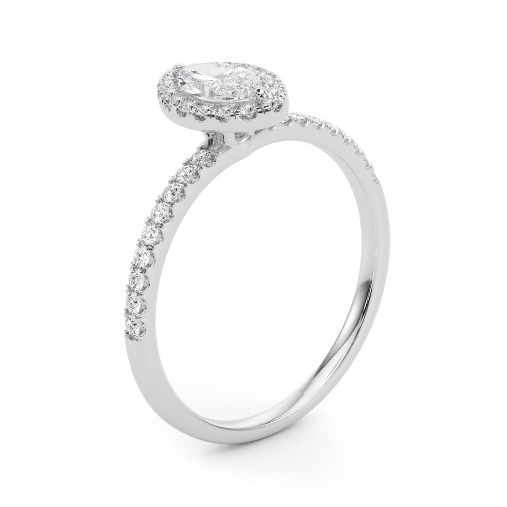 Engagement Rings Halo Marquise - TN50908-E