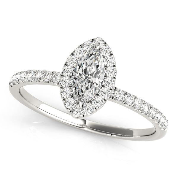 Engagement Rings Halo Marquise - TN50908-E