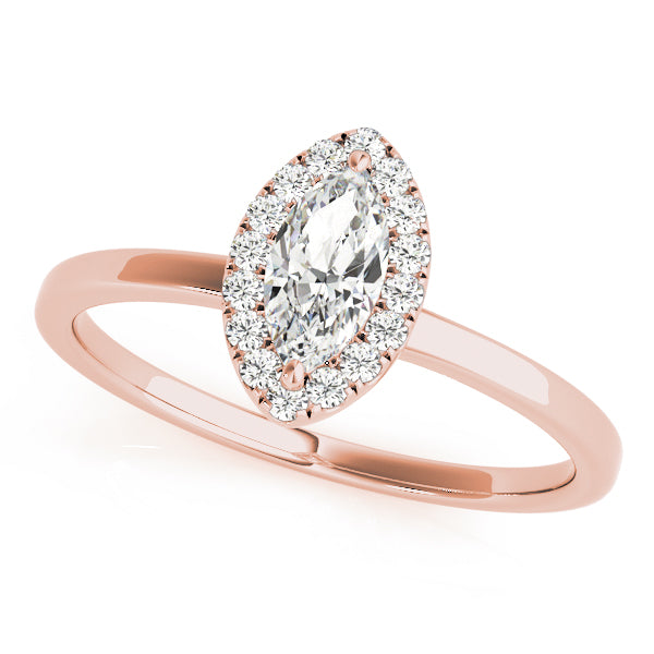 Engagement Rings Halo Marquise - TN50909-E