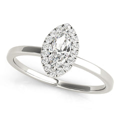 Engagement Rings Halo Marquise - TN50909-E