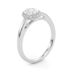 Engagement Rings Halo Oval - TN50916-E