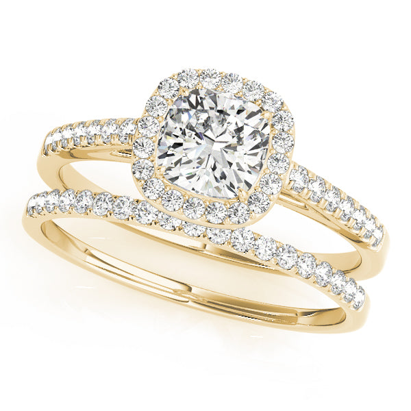 Engagement Rings Halo Square & Cushion - TN50919-E