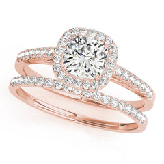 Engagement Rings Halo Square & Cushion - TN50919-E