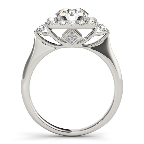 Engagement Rings Halo Round - TN50923-E