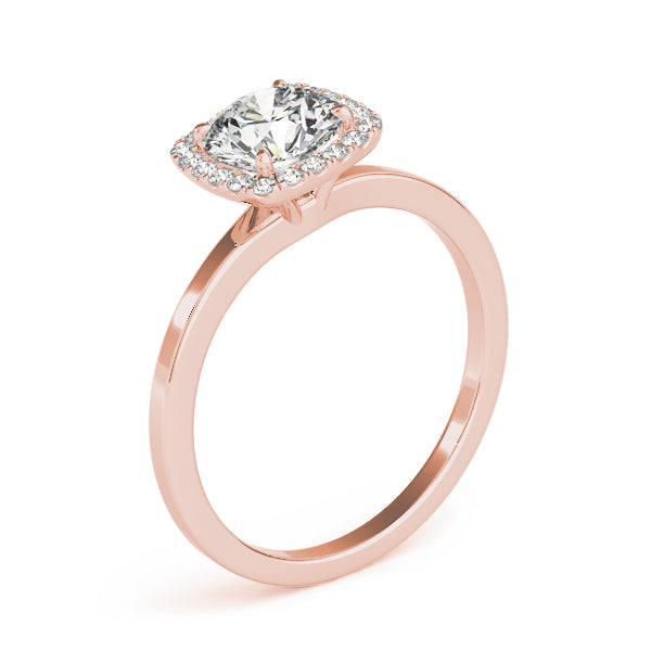 Engagement Rings Halo Round - TN50924-E