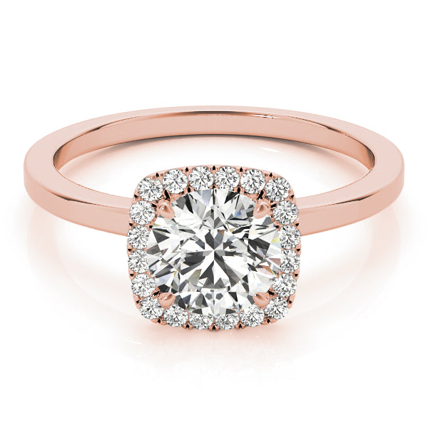 Engagement Rings Halo Round - TN50924-E