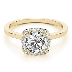 Engagement Rings Halo Round - TN50924-E