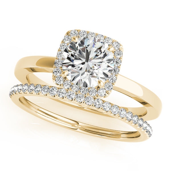 Engagement Rings Halo Round - TN50924-E