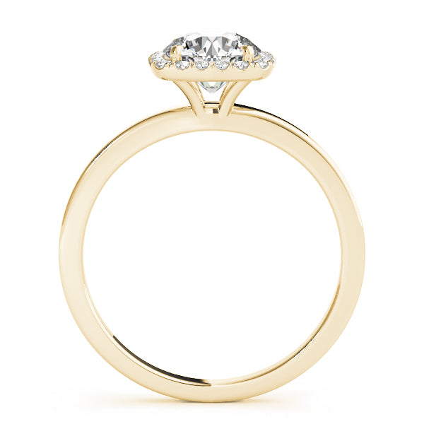 Engagement Rings Halo Round - TN50924-E