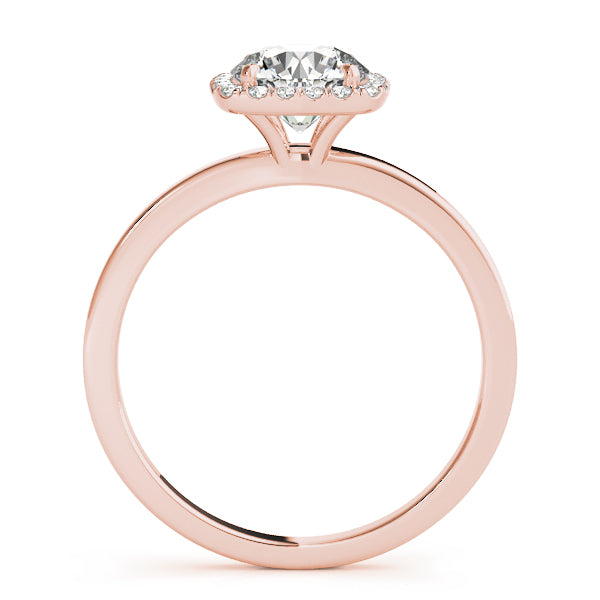 Engagement Rings Halo Round - TN50924-E