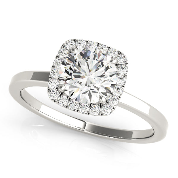 Engagement Rings Halo Round - TN50924-E