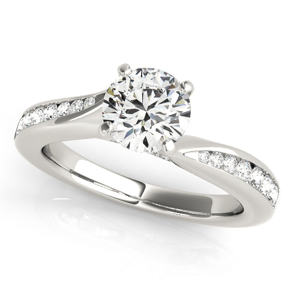 Engagement Rings Single Row Prong Set - TN50933-E