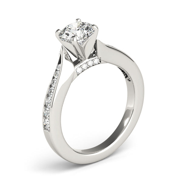 Engagement Rings Single Row Prong Set - TN50933-E