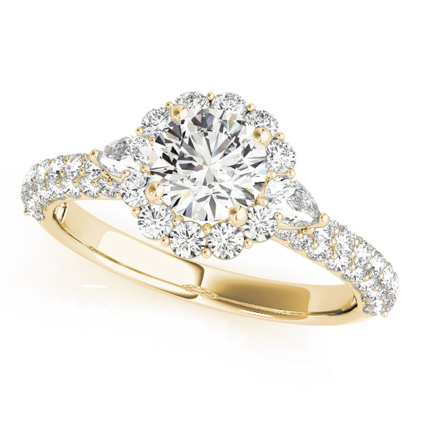 Engagement Rings Pave Mult Row - TN50934-E