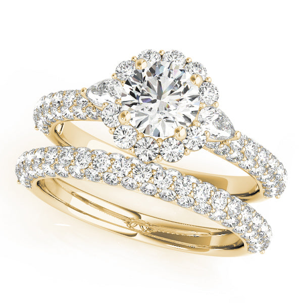 Engagement Rings Pave Mult Row - TN50934-E