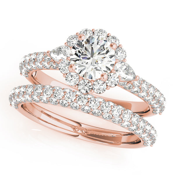 Engagement Rings Pave Mult Row - TN50934-E