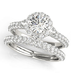 Engagement Rings Pave Mult Row - TN50934-E