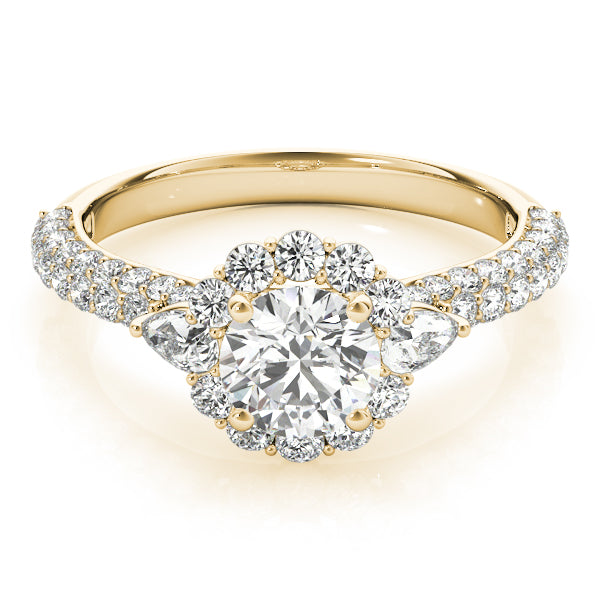 Engagement Rings Pave Mult Row - TN50934-E