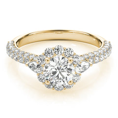 Engagement Rings Pave Mult Row - TN50934-E