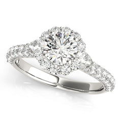 Engagement Rings Pave Mult Row - TN50934-E