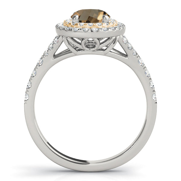 Oval Halo Engagement Ring - TN50953-E