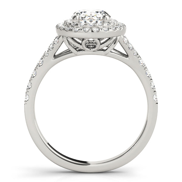 Oval Halo Engagement Ring - TN50953-E