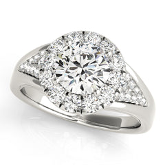 Round Halo Engagement Ring - TN50955-E